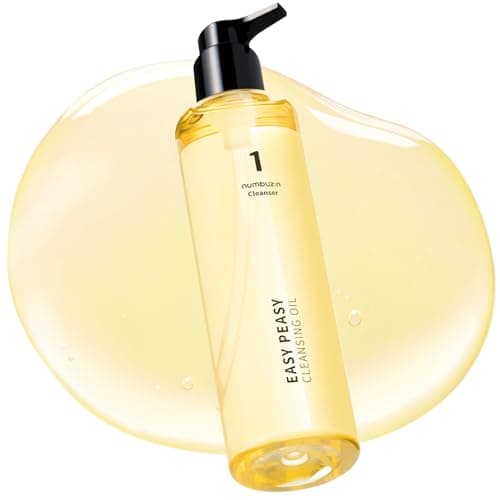 Image of numbuzin No.1 Cleansing Oil | Easy Peasy Cleansing Oil | Makeup Removing Facial Cleanser | Ingredients from Corn, Macadamia Seed | Waterproof Makeup, Blackhead Care | Hydrating, Lightweight | 200 ml