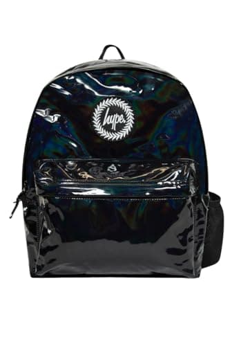 Image of hype Iconic Holographic Backpack (One Size) (Black)