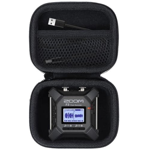 Image of Lebakort Hard Carry Case Compatible with Zoom F3 Compact Field Recorder Professional podcasts