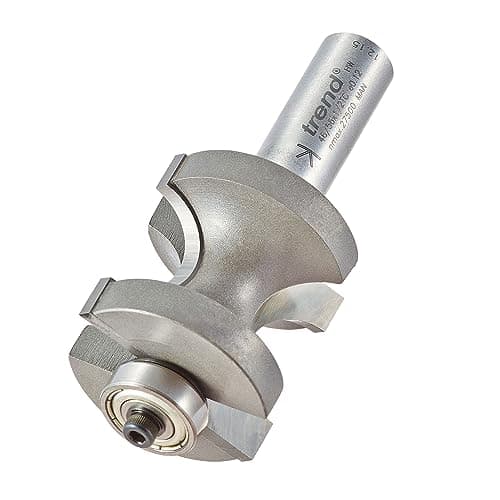 Image of Trend Professional Guided Staff Bead Router Cutter, 1/2 Inch Shank, 35.2mm Cut Diameter, 35mm Cut Length, 9.5mm Radius, 46/56X1/2TC