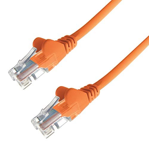 Image of Group Gear 31-0003O 0.3 m RJ45 UTP CAT 6 24AWG LS0H Stranded Flush Moulded Snagless Network Cable - Orange
