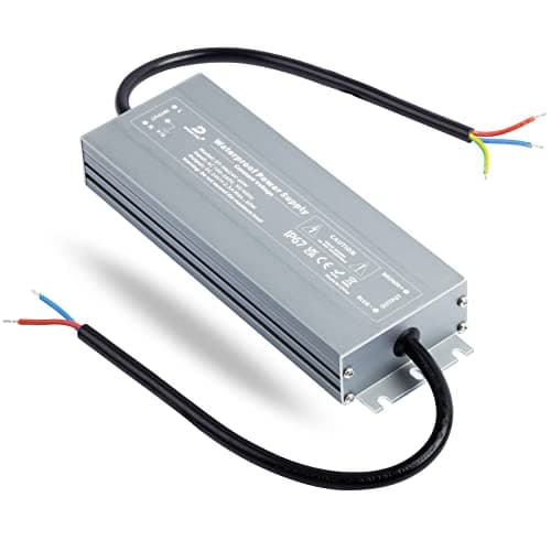 Image of DUSKTEC 24V LED Driver IP67, 60W Power Supply 24 Volts Waterproof, Outdoor Transformer 240V to 24V DC for Constant Voltage Strip Lights, LED Lighting