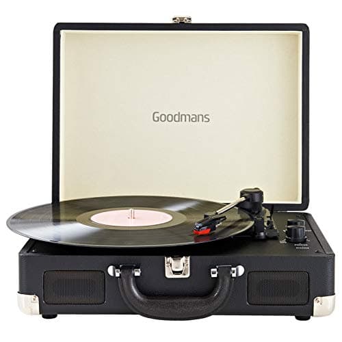Image of Goodmans Revive Bluetooth Retro Turntable with Stereo Speakers (Black)