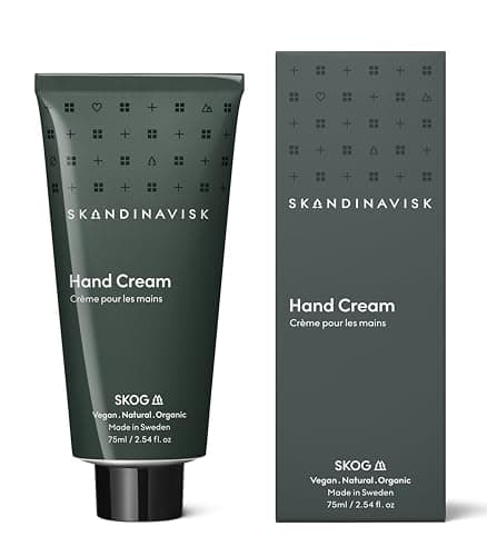 Image of Skandinavisk SKOG ‘Forest’ Hand Cream, Scent Notes: Pine Needles and Fir Cones, Birch Sap and Woodland Lily of the Valley, Vegan Formula, 75 ml