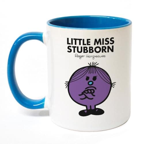 Image of MR. MEN LITTLE MISS Little Miss Stubborn Large Porcelain Colour Handle Mug