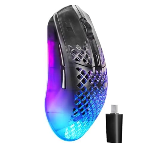 Image of SteelSeries Aerox 3 Wireless Gen 2 - Super-Light 68g Gaming Mouse - 4K Polling - 26K DPI Optical Sensor - 200 Hour Battery - IP54 Water Resistant - 80m Click Durability - RGB - Shadow