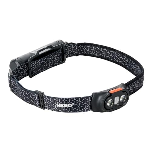 Image of NEBO Einstein 1000 Flex Head Torch - Rechargeable Headlamp with 5 Light Modes - Camping & Hiking Accessories - Headlight for Outdoor Running & Sports