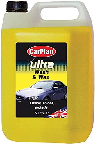 Image of CarPlan POL102 Car Wash Shampoo and Wax Protective Layer 5L Ph Neutral 5 Litre Detailing Cleaner Care Vehicle Cleaning Soap - Remove Dirt Road Grime Streak Free Showroom Shine Finish