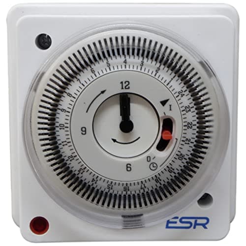 Image of 24 Hour Mechanical Timeswitch 24hr Timer for Immersion Heater Lights Sockets 16A