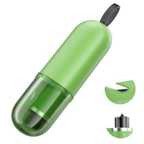 Image of TICARVE 2-in-1 Window Breaker Seatbelt Cutter, Car Emergency Escape Tool, Green Vehicle Safety Hammer for Emergency Kit