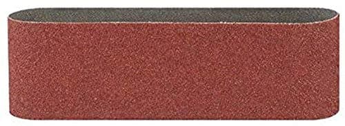 Image of Bosch 2609256224 Set of 3 Sanding Belts for Sanders High Quality Belt 100 x 560 mm 150 Grit Red