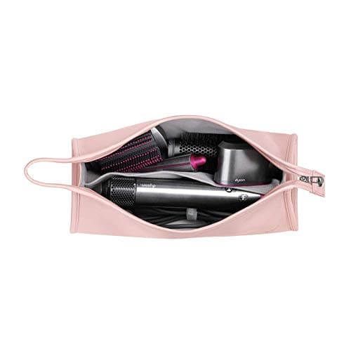 Image of BUBM Travel Storage Bag Compatible with Dyson Airwrap Styler, Shark Flexstyle Air Styling & Drying System, Portable Carrying Case Organizer for Airwrap Styler and Attachments,Pink