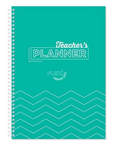 Image of Silvine Teacher's A4 Academic Planner & Record with Durable Hardback Covers and 204 Flexible Planner Pages, Green EX226