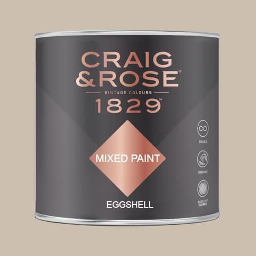 Image of Paint Stop CRAIG & ROSE 1829 EGGSHELL PALE CASHMERE 750ML