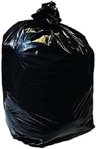 Image of 200x Heavy Duty Black Bin Bags 18x29x39" - TGL Packaging™ Refuse Sacks | 15kg Capacity- 120 Gauge, 30 Micron Strong Rubbish Dustbin Bags