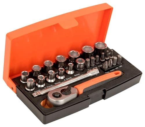 Image of Bahco SL25 25 Piece 1/4" Drive Socket Set (SL25)