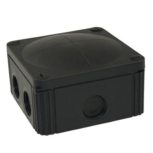 Image of Wiska - Combi 607/5 Waterproof Junction Box IP66/IP67-110 x 110 x 66 mm - Black