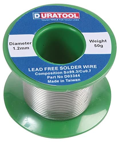 Image of DURATOOL D03344 Lead Free Solder Wire, 1.2mm, 50g