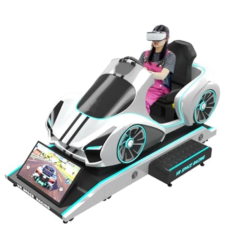 Image of VR Arcade Video Games Machine Racing Car Driving Simulator