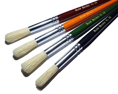 Image of Major Brushes Children’s Chunky Size 18 Paint Brushes - Set of 4