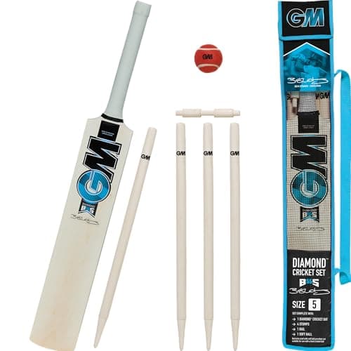 Image of GM | Rival 909 Cricket Batting Gloves | Calf Leather Palm | Double-Sided Sweatband | Sleek Back of Hand Shape | Youths Right Hand | 1 Pair | Approx 350 g per Pair | Gunn & Moore