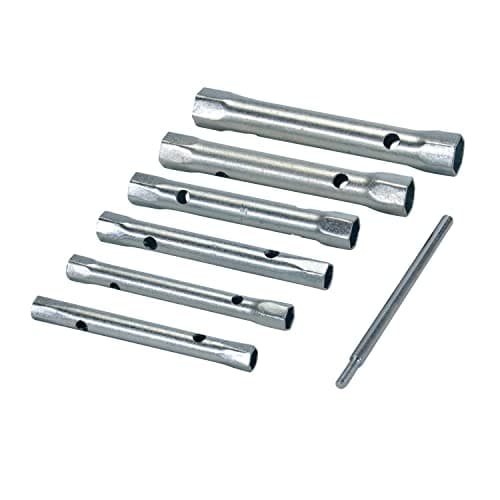 Image of Silverline 589709 Metric Tube Wrench Set, 6 Pieces, 8-19 mm