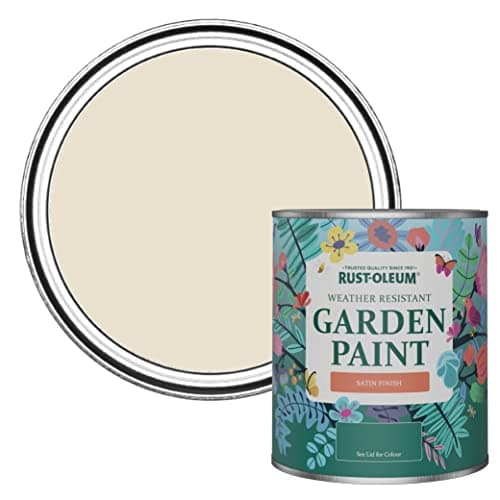 Image of Rust-Oleum Beige Mould-Resistant Garden Paint In Satin Finish - Longsands 750ml