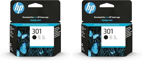 Image of HP CH561EE 301 Original Ink Cartridge, Black, Pack of 2