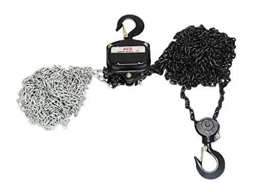 Image of Heavy Duty Chain Block with Tackle 5 Ton 3 Metre (5000KG 5T 3M Lifting Hoist)
