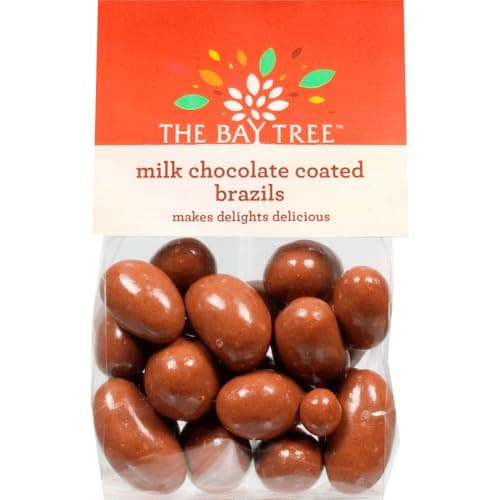 Image of The Bay Tree Milk Chocolate Brazils – 160g | Smooth Milk Chocolate Covered Brazil Nuts | British Confectionery | Great for Gifts, Snacking & Sharing