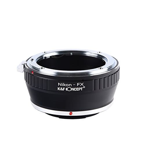 Image of K&F CONCEPT Lens Mount Adapter Compatible with NIK Mount Lens to Fujifilm FX Mount Camera Adapter for Fujifilm FX Mount Camera