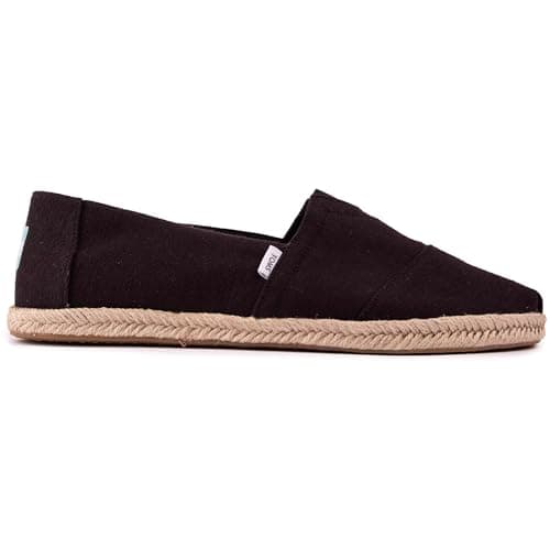 Image of TOMS Men's Alpargata Rope Loafer Flat, Black, 10 UK