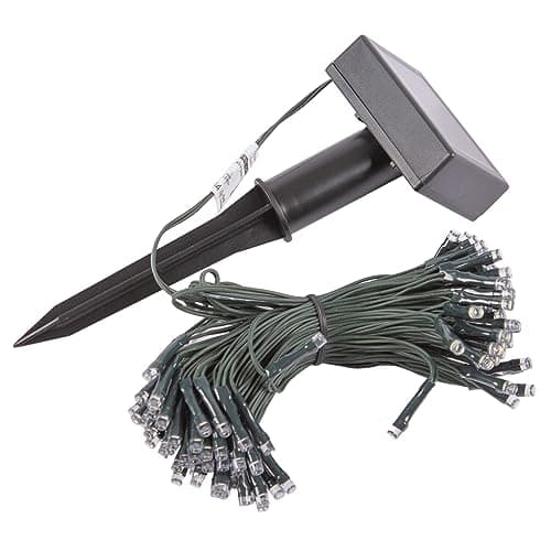 Image of Kingavon 100 LED Solar String Light Set, Black