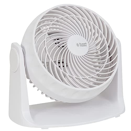 Image of Russell Hobbs 8" high Velocity Plastic Desk Fan RHVD0831, White