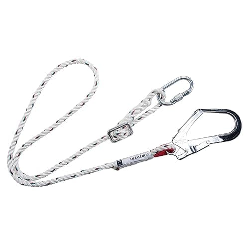Image of Portwest FP22 Adjustable 2m Restraint Lanyard White