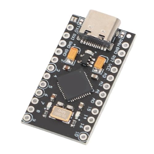 Image of Bewinner ATMEGA32U4 Pro Type C Development Board, 5V 16MHz Microcontroller with 32KB Flash, 2 Row Pin Header and Type C USB Interface
