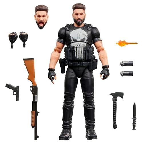 Image of Marvel Legends Series Punisher, The Punisher Collectible 15-cm Action Figure Set