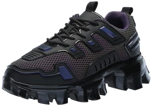 Image of Steve Madden Men's Ponce Sneaker, Black Multi, 8.5 UK