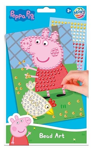 Image of Totum Peppa Pig Bead Art Set, Creative Craft Kit, Ages 5+