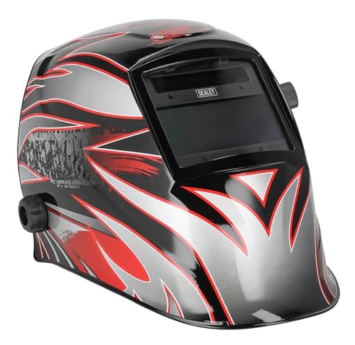 Image of Sealey Pwh600 Welding Helmet Auto Darkening Shade 9-13