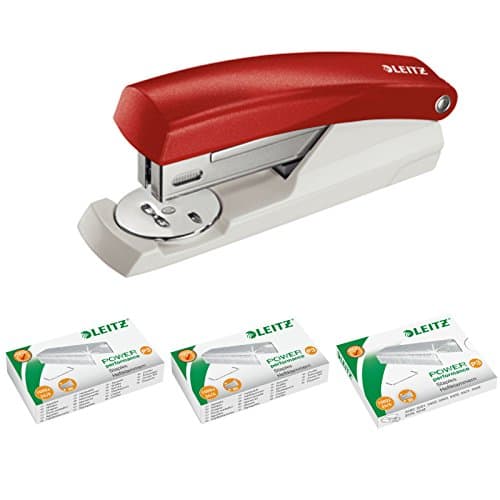 Image of Leitz NeXXt Series 5501 Small Office Stapler, 25 Sheets (Blue with 3000 Staples)