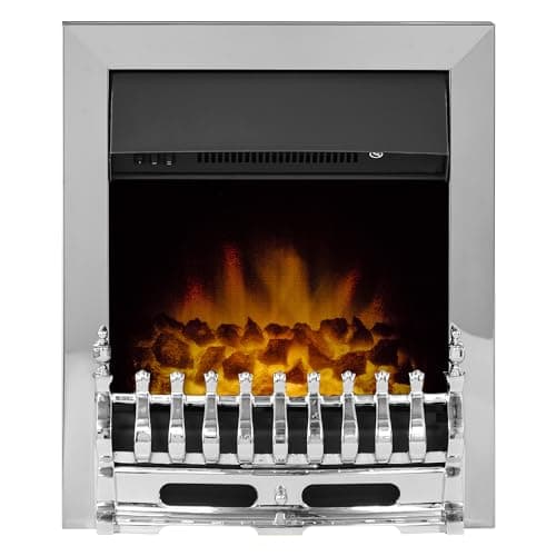 Image of Adam Blenheim Electric Fire in Chrome