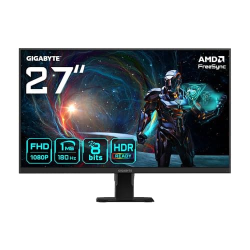 Image of Gigabyte GS27FA 27" FHD Gaming Monitor - 1920 x 1080, 180Hz, 1ms, 300 cd/m², FreeSync, HDR Ready, HDMI 2.0