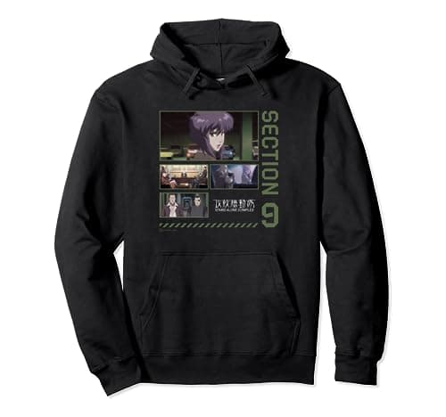 Image of Ghost in the Shell: Stand Alone Complex Section 9 Frames Pullover Hoodie