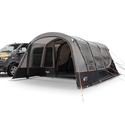 Image of Vango Galli CC II Air Driveaway Campervan Awning – Large Inflatable Family Awning with AirBeam Technology, 4000mm Waterproof Sentinel Active Fabric, Front Canopy (Low (180-210cm))