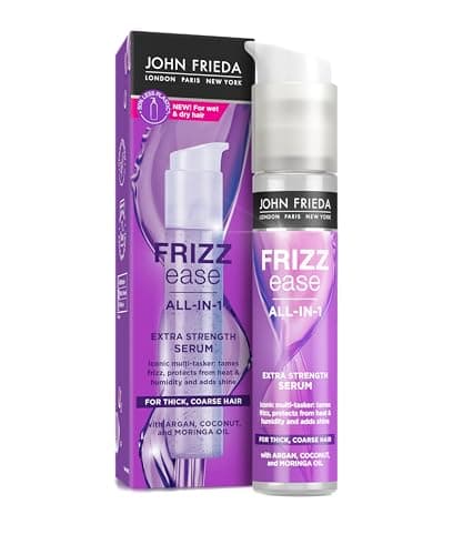 Image of John Frieda Frizz Ease All-in-1 Extra Strength Serum 50ml for Thick Coarse Hair