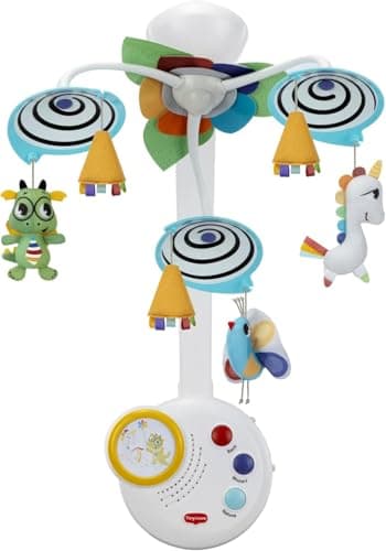 Image of Tiny Love Classic Mobile, 2-in-1 Baby Mobile for Cot, 0+ Months, Converts into Portable Stand-Alone Music Box, Visual Stimulation, Grows with Your Baby, 20 Minutes of Continuous Music, Born to Party