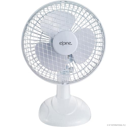 Image of New 2 In 1 Clip On Desk Fan - 6" Portable Table Fan, Ideal For Summer & Heatwaves, Cooling, Adjustable Tilt | Suitable For Home, Office, School, Garage | Silent Fan, 2 Speed Levels, Cool Breeze