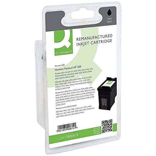 Image of Q-Connect HP 338 Remanufactured Inkjet Cartridge C8765E - Black