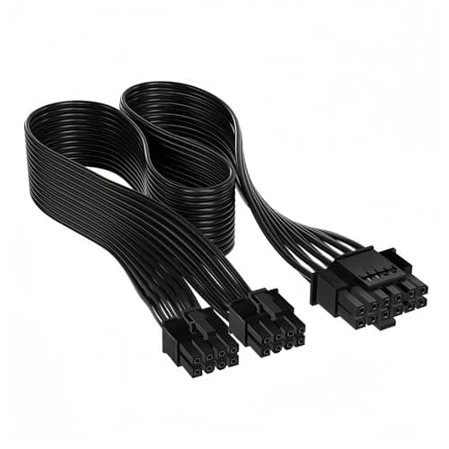 Image of PCIe 5.0 Power Cable 12VHPWR Connector for RTX 4070 4080 4090 Compatible for ASUS EVGA Seasonic Fully Modular PSU 8Pin To PCIE 5.0 GEN 5 12+4PIN 16Pin